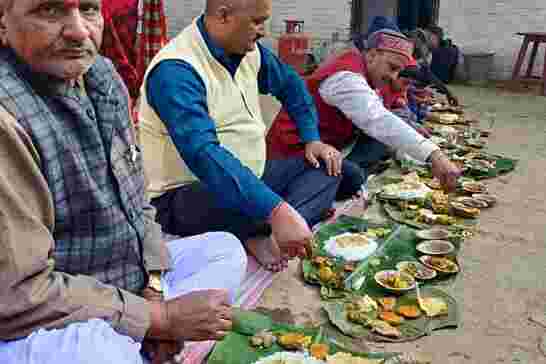 Mithila Feast In Darbhanga